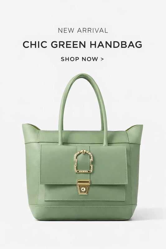 Chic Green Handbag
